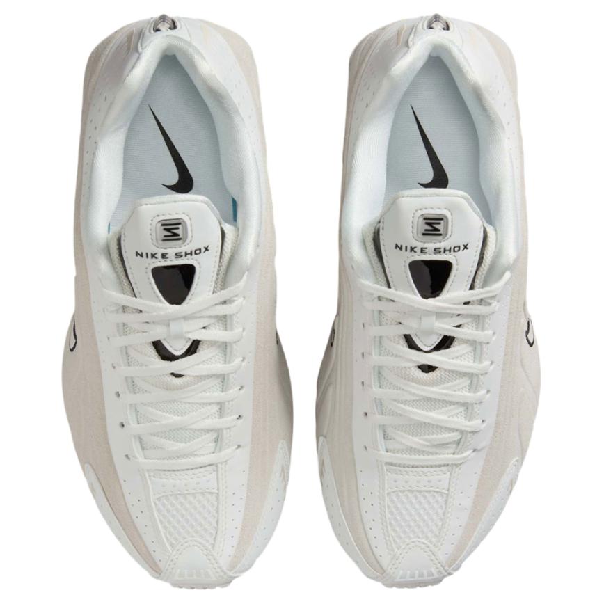 Nike Shox R4 Cushioning Slip Resistant Low top Casual Long Distance Running Sprint Running Shoes Women’s White