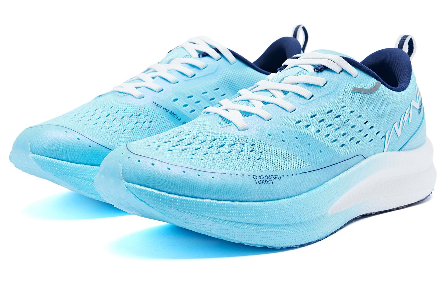 QIAODAN Strong Wind SE Strong Wind Brushing Cushioning Low top Casual Running Shoes Men’s Blue