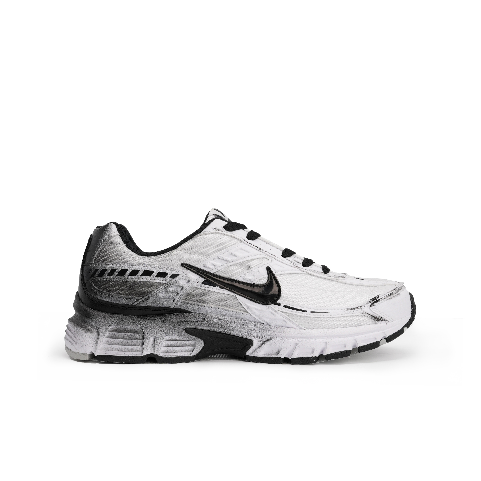 Nike Initiator Cushioning Slip Resistant Abrasion Resistant Low top Casual Running Shoes Men’s White