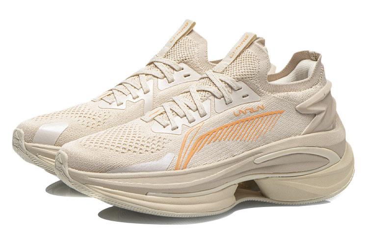 Li Ning WuShi 5S 1.0 Breathable Low top Running Shoes Women’s Gray Apricot