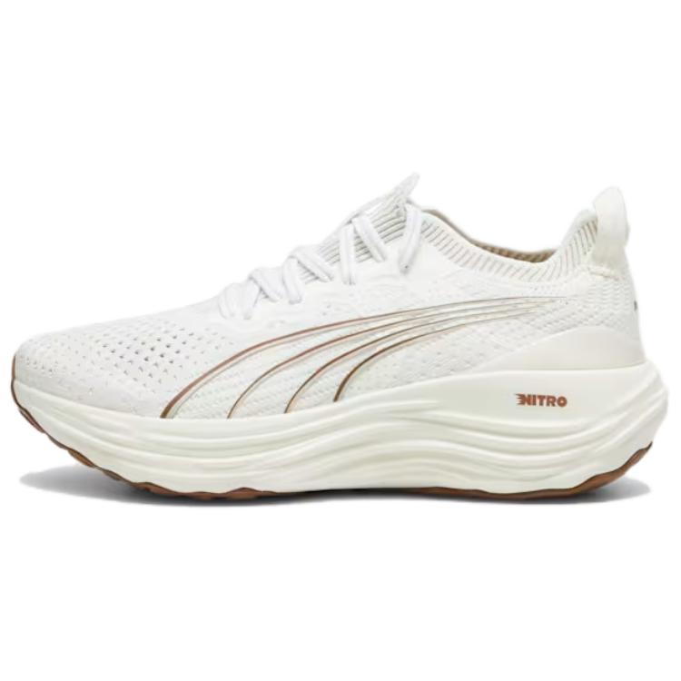 PUMA ForeverRun Nitro Knit 'Warm White Teak' Women's