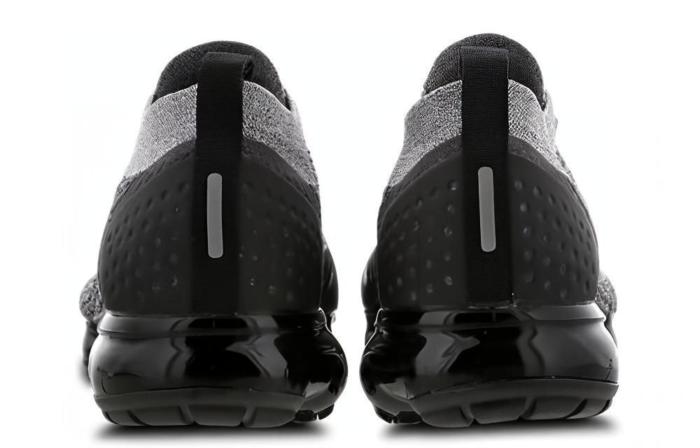 Мужские кроссовки Nike VaporMax Flyknit 2 (черно-серые) — Чёрныйсерый — фото 4