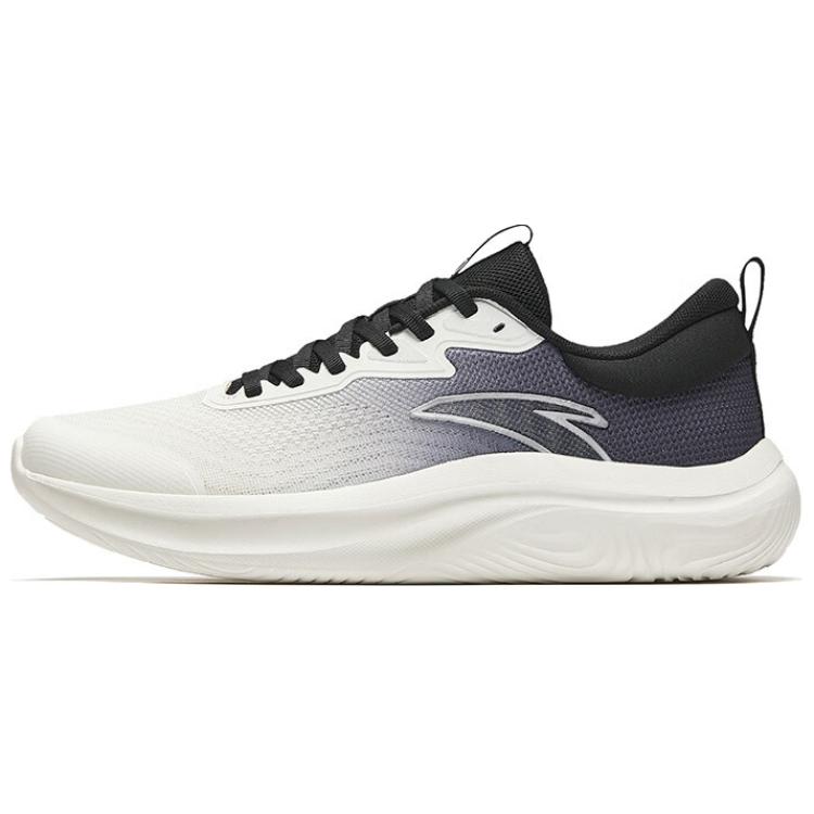 Anta Shen Xing LITE Fabric Breathable And Lightweight Low top Casual Running Shoes Men's White Black