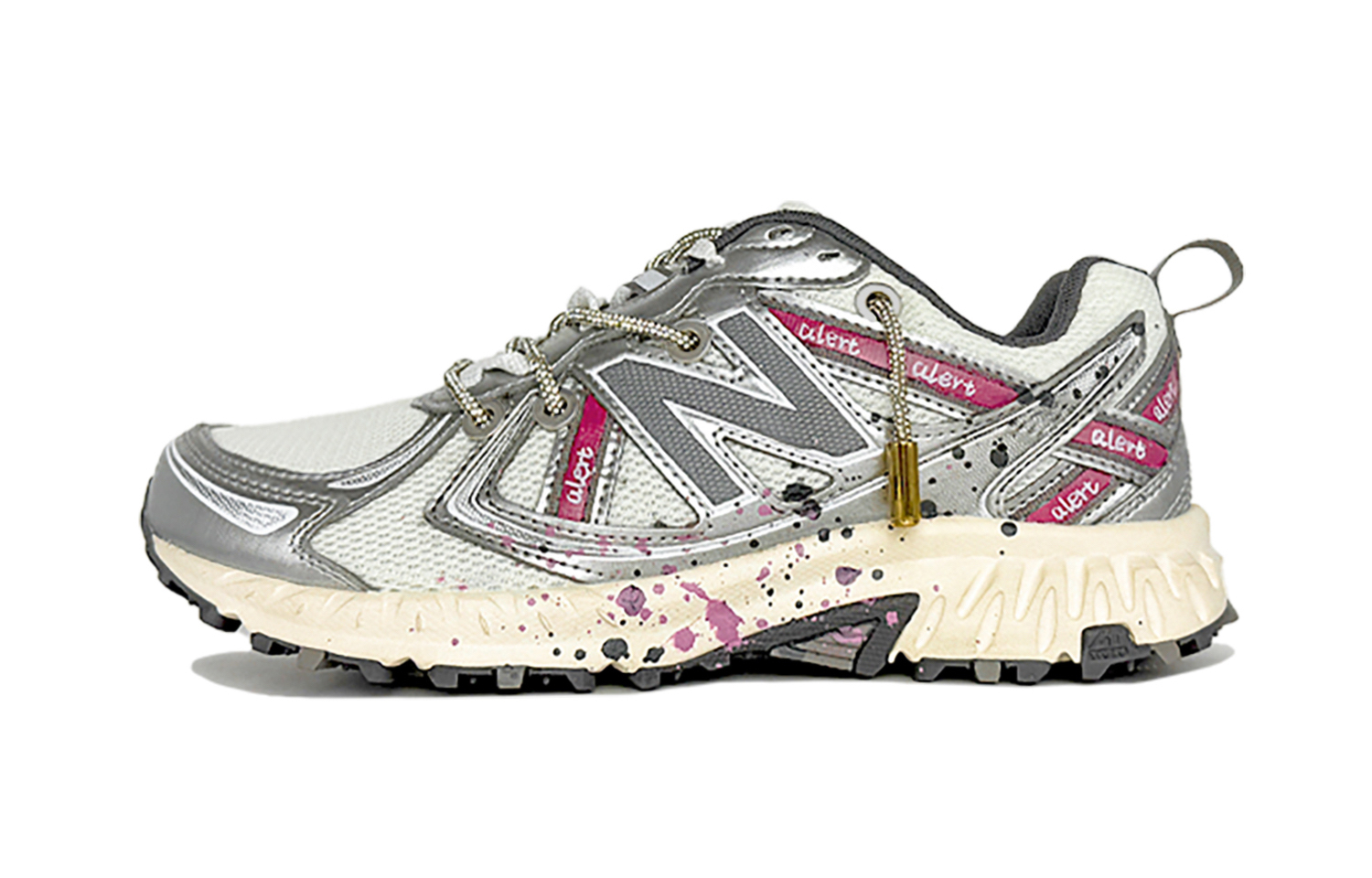New Balance NB 410 Collection Slip Resistant Slip Resistant Low top Running Shoes Unisex Silver Gray