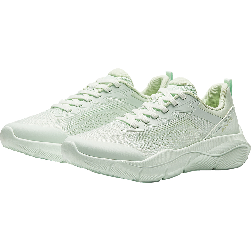 Anta Cushioning Breathable Low top Casual Running Shoes Women’s Light Sunlit Green