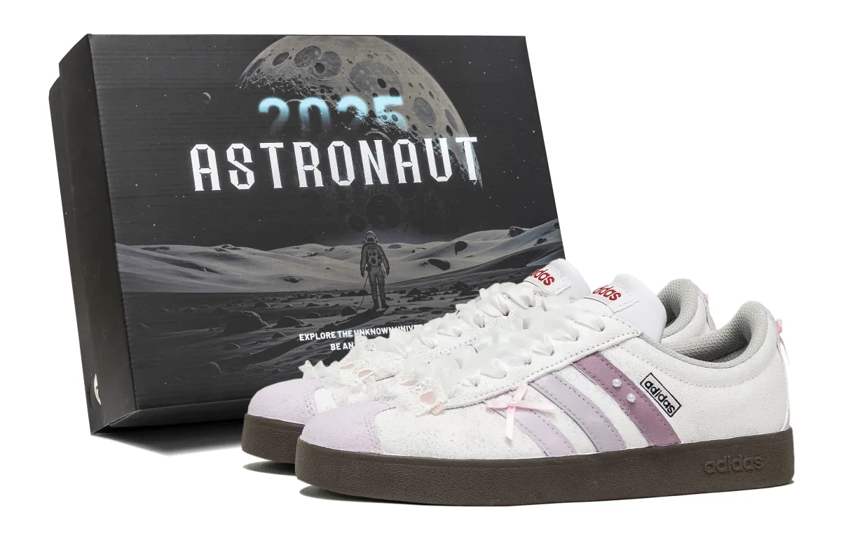 Adidas VL COURT 2.0 Low top Skateboard Shoes Unisex Light Purple