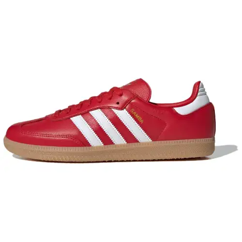 Adidas Originals SAMBA OG Abrasion Resistant Low top Skateboard Shoes Men's Red