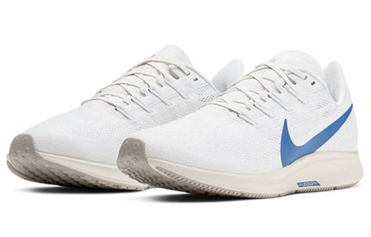 Мужские кроссовки Nike Pegasus 36 (бело-синие) — Белыйсиний — фото 2
