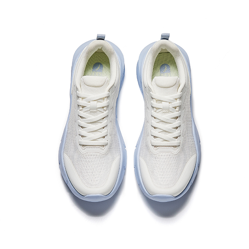 Anta Cushioning Breathable Low top Casual Running Shoes Women’s White Blue