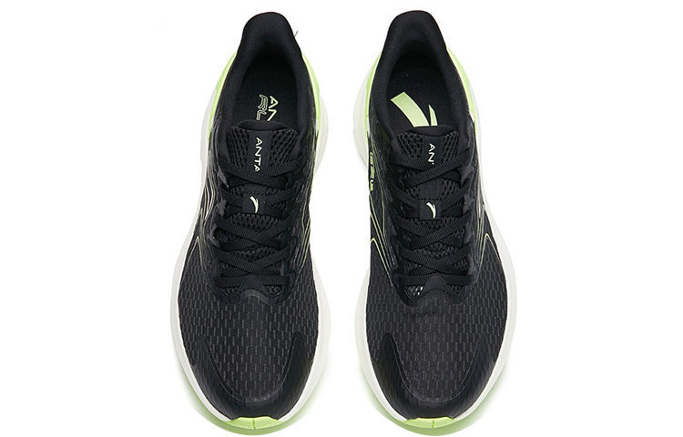 Anta Antelope Run 2 Wear resistant And Lightweight Low top Running Shoes Men’s Black Gray Green
