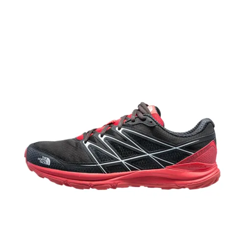 THE NORTH FACE Litewave Endurance Low top Running Shoes Men's Red Black