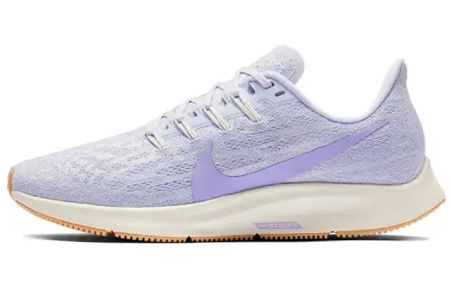 Nike Pegasus 36 round toe lace-up shock-absorbing balance low-top running shoes for women, lilac
