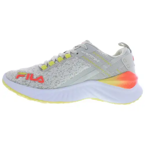 FILA Comfortable Abrasion Resistant Lightweight Wear resistant And Lightweight Low top Running Shoes Women's Gray