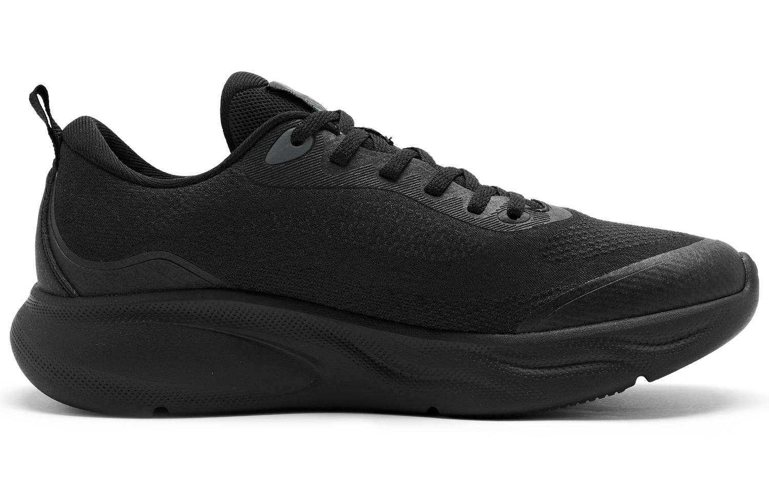 QIAODAN Lite Ling Collection Slip Resistant Cushioning, Wear Resistant Low top Running Shoes Men’s Black