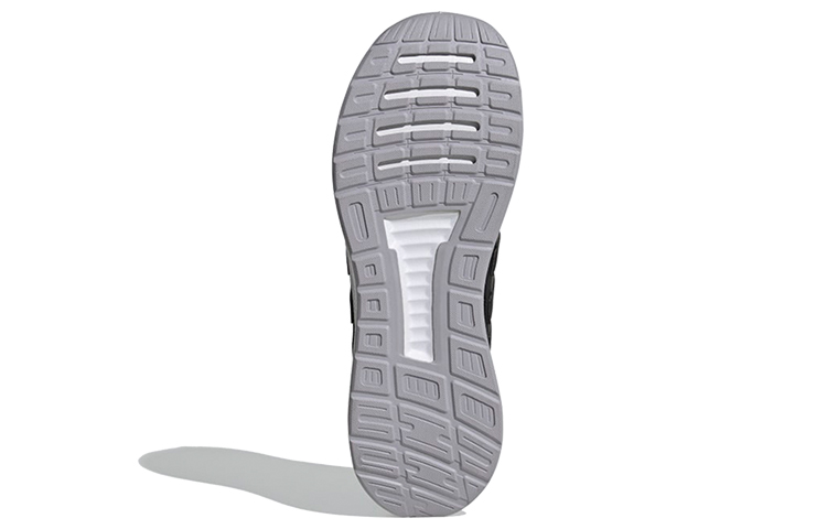Мужские кроссовки adidas Runfalcon 1.0 (черно-серо-белые) — Чёрный / серый / белый — фото 5