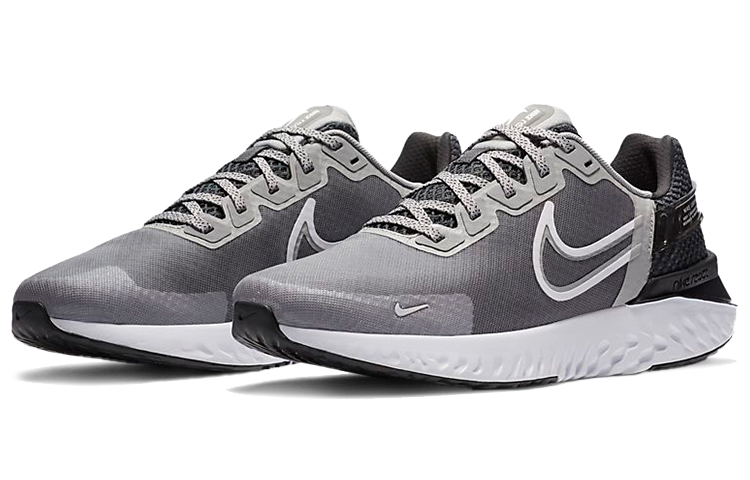 Мужские кроссовки Nike Legend React 3 PU (черный / серый) — Чёрныйсерый — фото 3