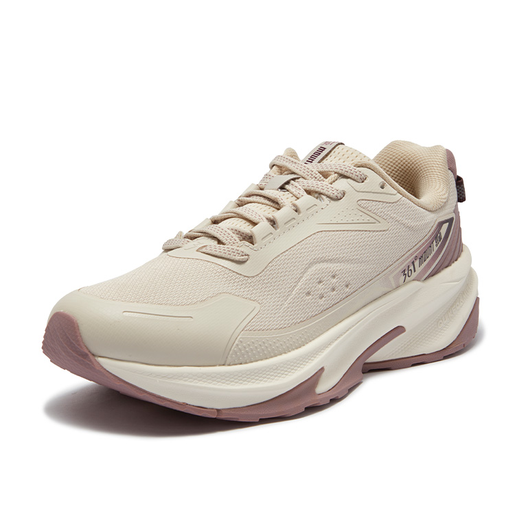 361° Slip Resistant, Abrasion Resistant, Waterproof Low top Running Shoes Women’s Oat Milk