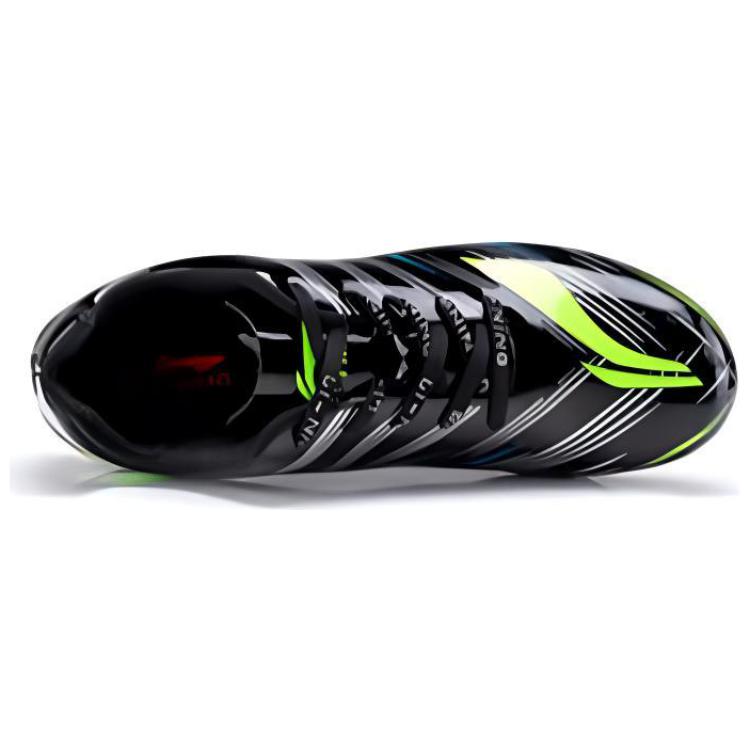 Li Ning Cushioning Slip Resistant Cushioning Slip Resistant Low top Running Shoes Unisex Black Green