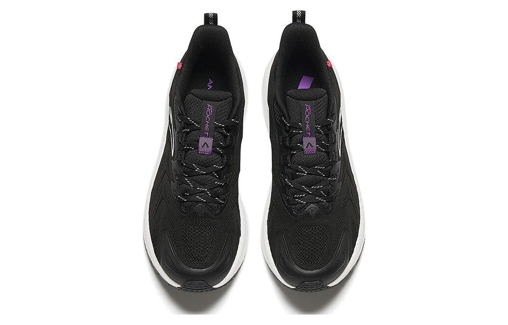Anta Rocket 5.0 Cushioning Slip Resistant Low top Nitrogen Technology Training Running Shoes Women’s Black