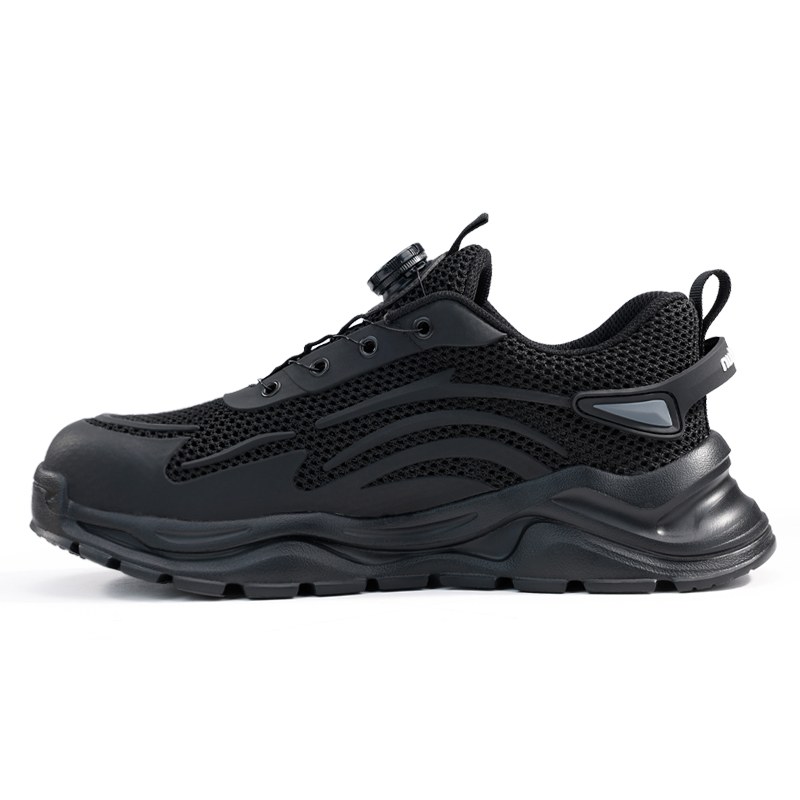 LANOUDUN Breathable Balance Impact Resistant Low top Outdoor Shoes Unisex Black