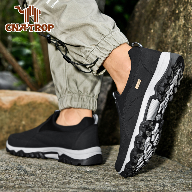 LINGHANGLUOTUO Comfortable Slip Resistant Abrasion Resistant Slip Resistant Abrasion Resistant Low top Outdoor Shoes