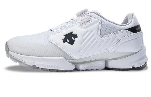 DESCENTE GOLF Comfortable Low top Golf Shoes Men's White