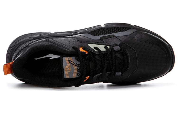 Erke Cushioning Abrasion Resistant Lightweight Low top Running Shoes Men’s Black