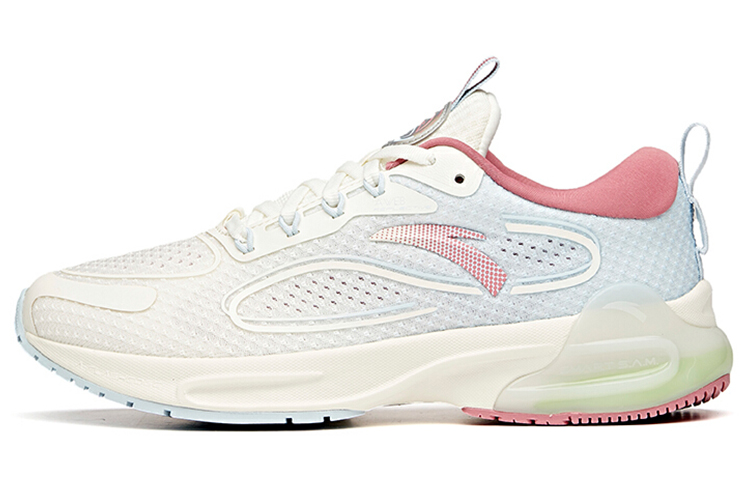 ANTA Tron 1.0 Running Shoes Women's Low Top Ivory White/Light Azure