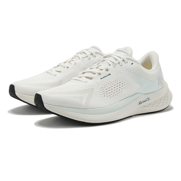 DESCENTE RUNNING Rebound Low top Sports Running Shoes Unisex Soft White Sand