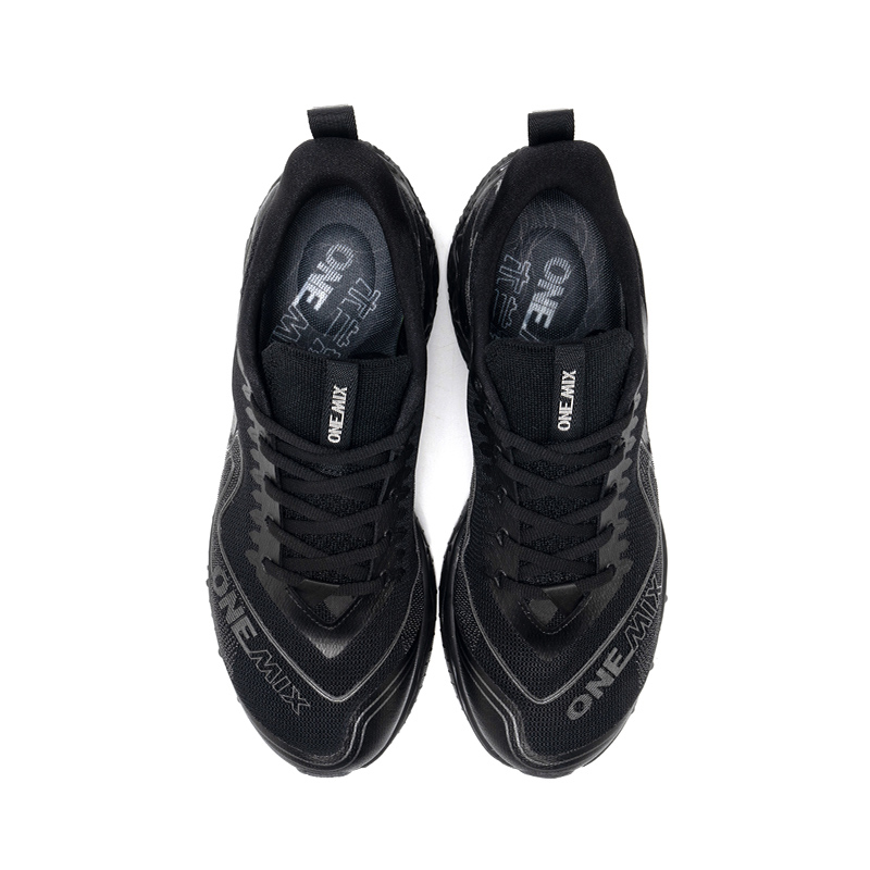 ONEMIX Mulan Creek Running Shoes Unisex Intense Black