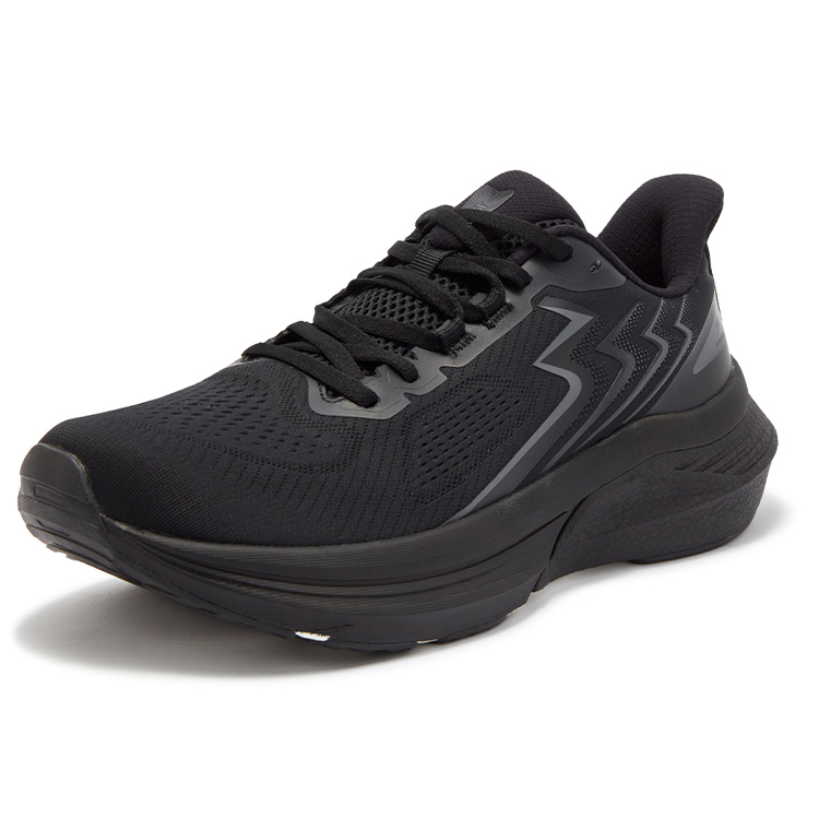 361° International Cables Phoeni Cushioning Slip Resistant Abrasion Resistant Low top Running Shoes Unisex Black Gray