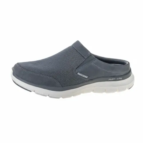 Skechers Comfortable Closed Toe Slippers Men's Gray