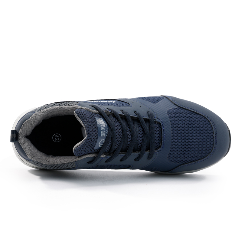 LANOUDUN Slip Resistant, Breathable, Lightweight Low top Outdoor Shoes Men’s Navy Blue