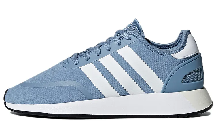 Adidas Originals N 5923 Comfortable Fabric Breathable Low top Marathon Running Shoes Women's Blue