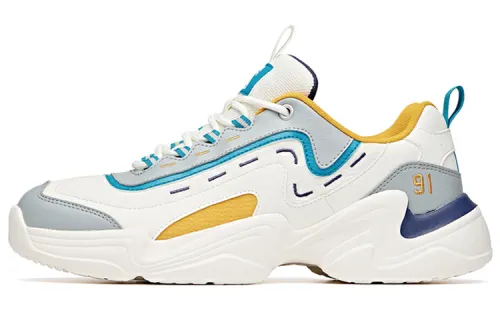 Anta Fabric Cushioning, Wear Resistant Low top Chunky Sneakers Men's