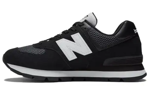 574 New Balance Rugged 'Black White'