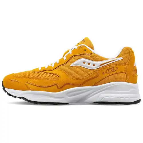 saucony 3D Grid Hurricane Mustard White