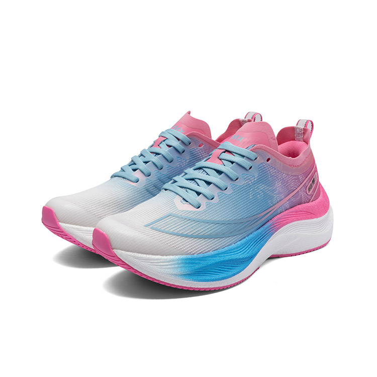 LPMX Running Shoes Women’s Low Top Light Moon Blue/Rose Red