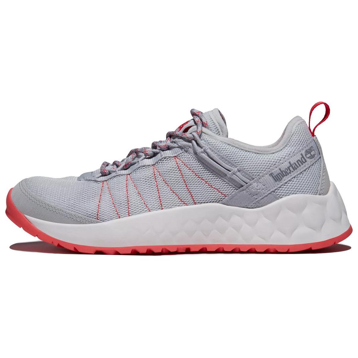 Timberland Solar Wave Running Shoes Women's Low Top Gray/Red