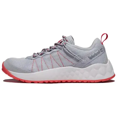 Timberland Solar Wave Running Shoes Women's Low Top Gray/Red