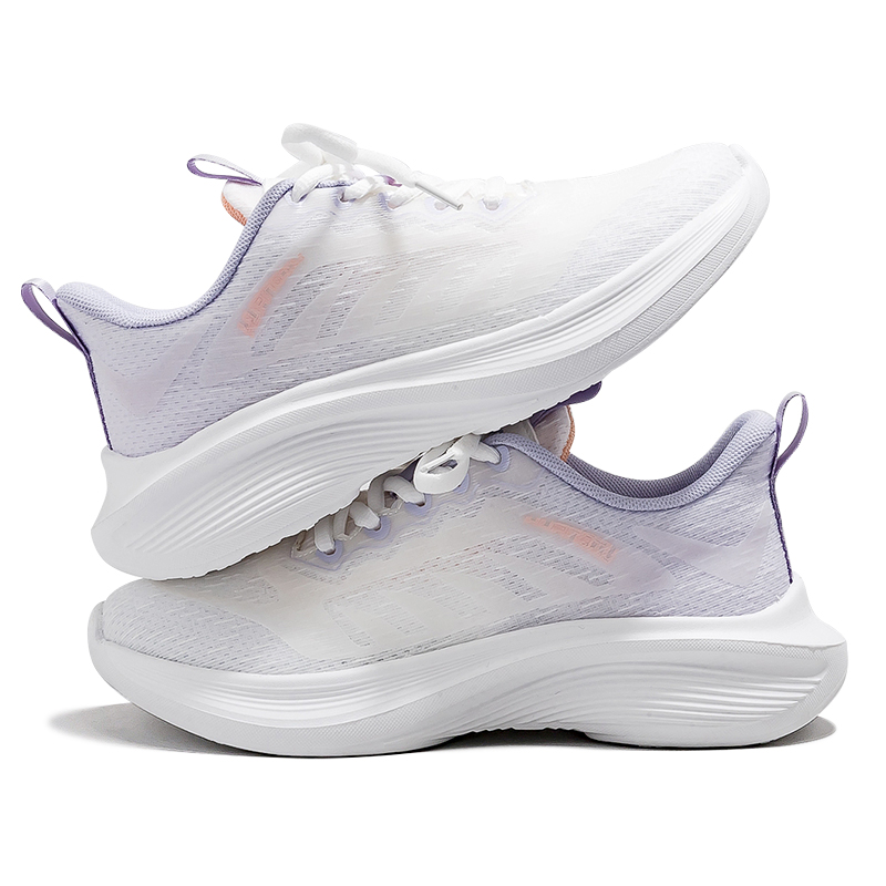 HUANQIU Running Shoes Women’s Low Top White Purple