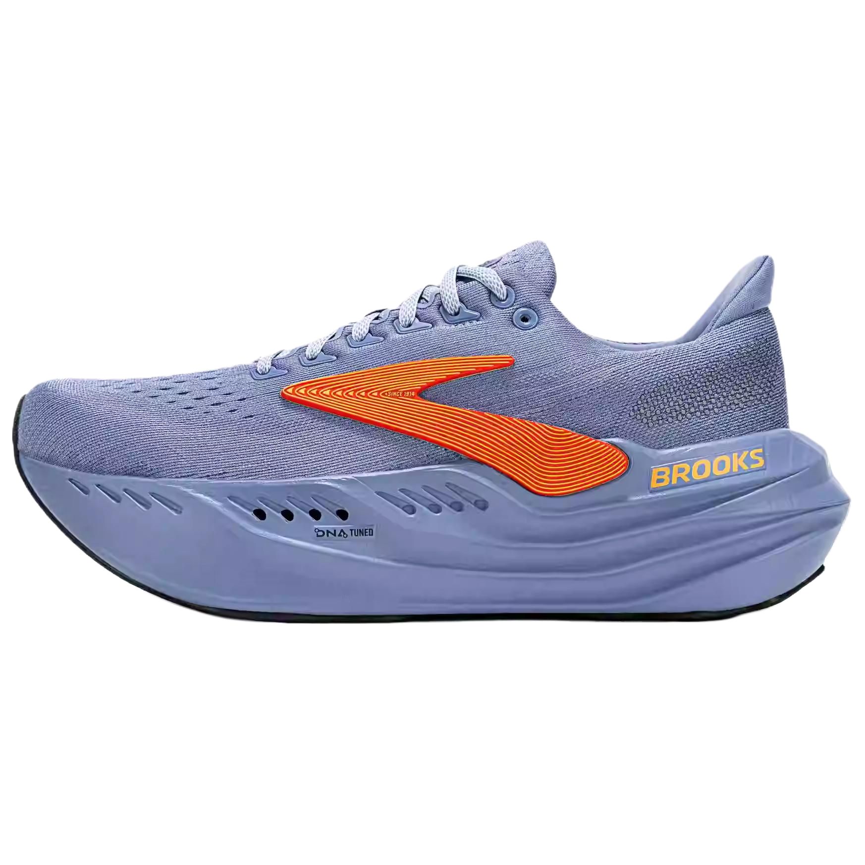 Brooks Brooks Glycerin max super glycerin running shoes, professional jogging, shock-absorbing, breathable, non-slip, wear-resistant, low-top, long-distance marathon running shoes, men's blue