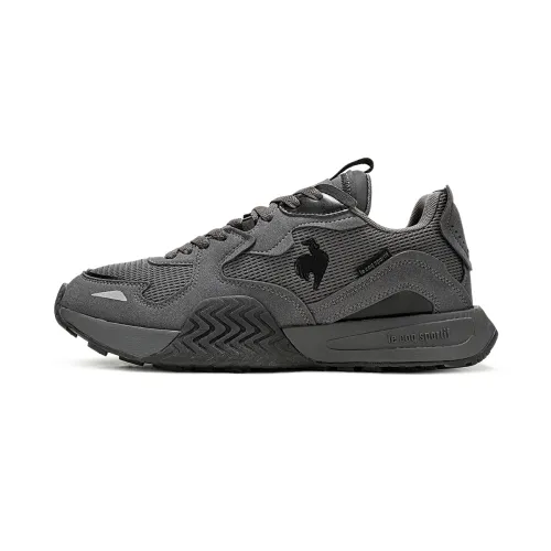 Le Coq Sportif Lightweight Low top Running Shoes Unisex Black Gray