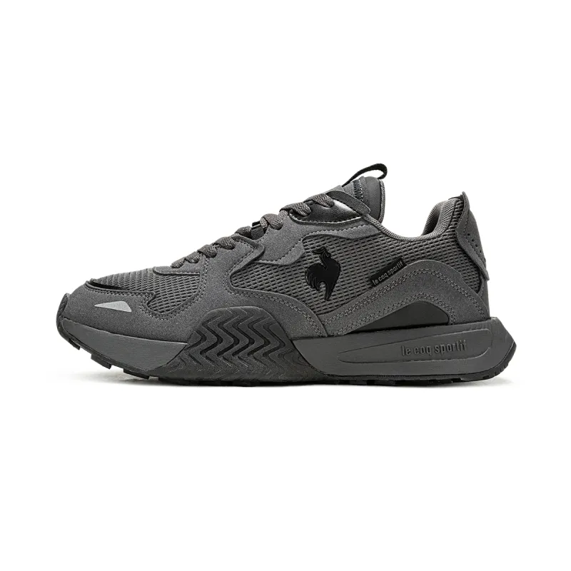 Le Coq Sportif Lightweight Low top Running Shoes Unisex Black Gray