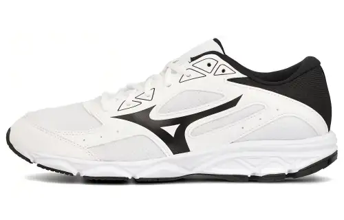 Mizuno Textile, Synthetic Leather Cushioning Slip Resistant Abrasion Resistant Breathable Low top Running Shoes Men's