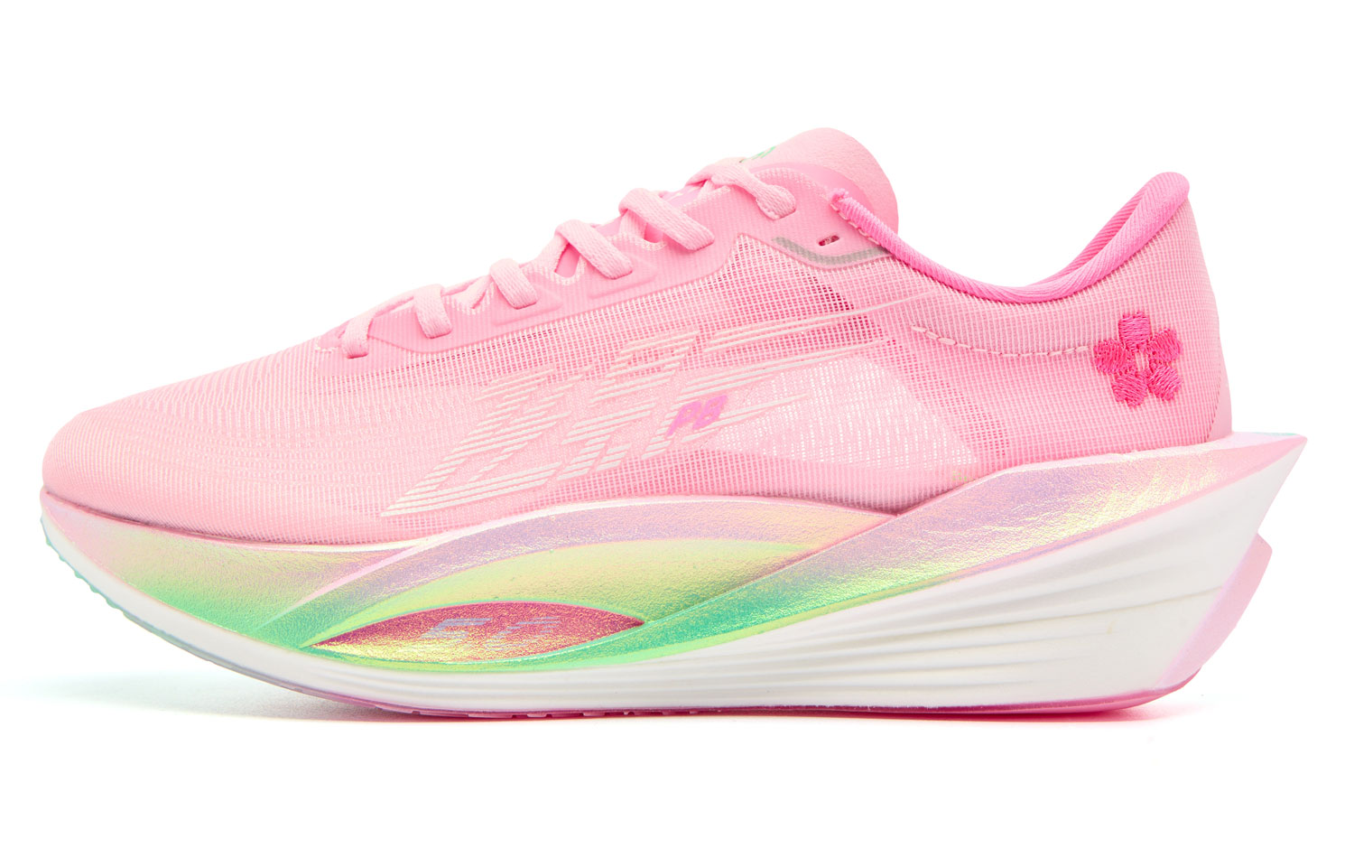 Jordan Flying Shadow PB5.0 Sakura Physical Examination Carbon Plate Silk Upper Sports Mesh Low-top Marathon Racing Running Shoes Men's Pink Green