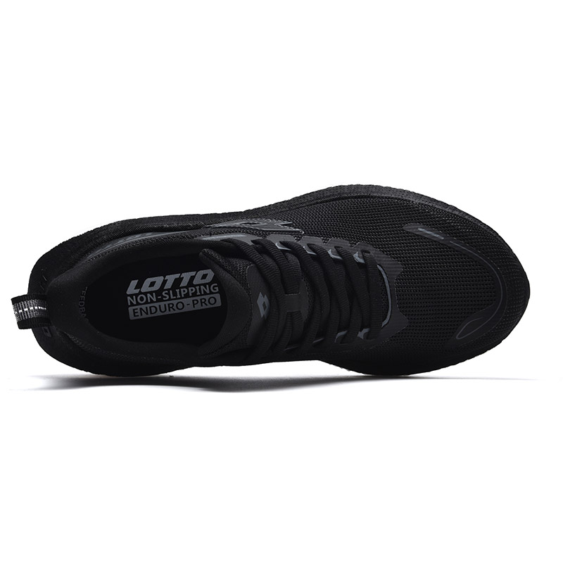 LOTTO Sports & Outdoors Slip Resistant Abrasion Resistant Low top Running Shoes Women’s Black White
