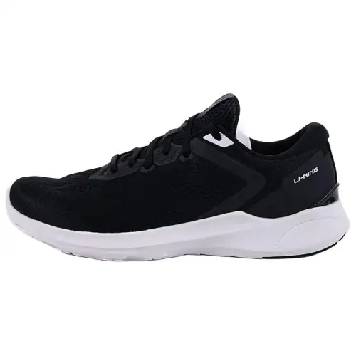 Li Ning Qingyi Slip Resistant And Breathable Low top Casual Running Shoes Men's Black