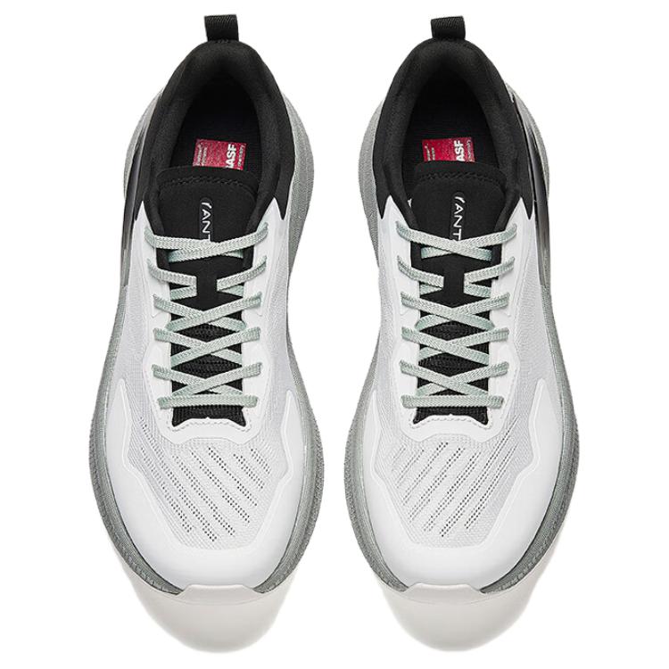 Anta Burning Exercise Lightweight Anti Slip Low top Casual Running Shoes Men’s White Black