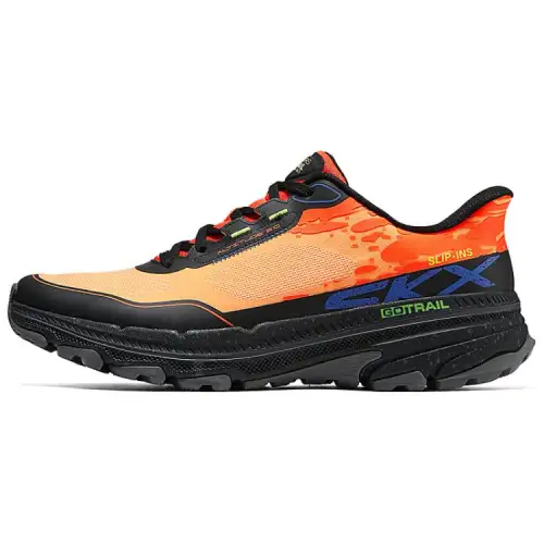 Skechers GO RUN Trail Altitude 2.0 Breathable Low top Outdoor Shoes Men's Orange Black